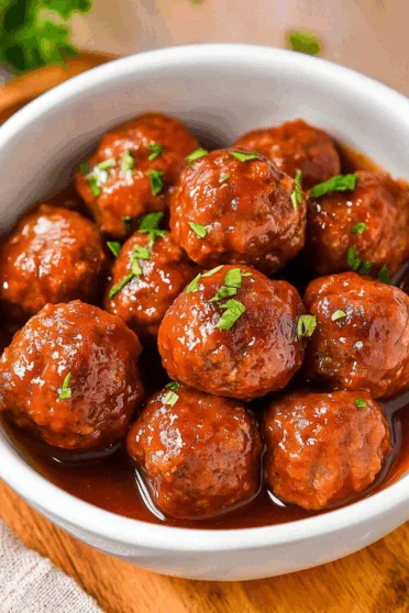 Easy Crockpot Meatballs