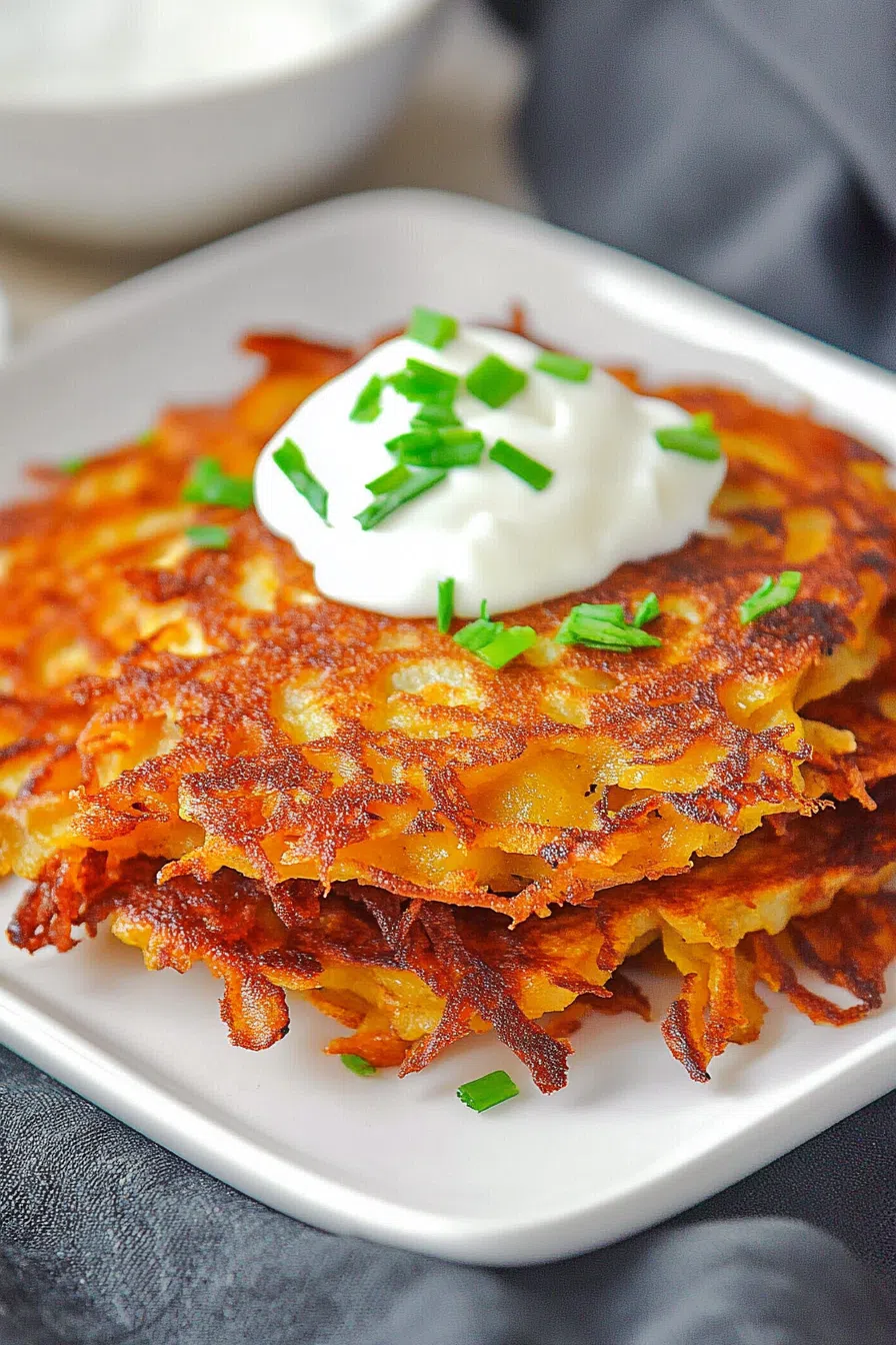 Close-up of pan-fried patties with crisp edges and a soft interior