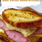 Hawaiian Baked Ham and Swiss Sandwiches