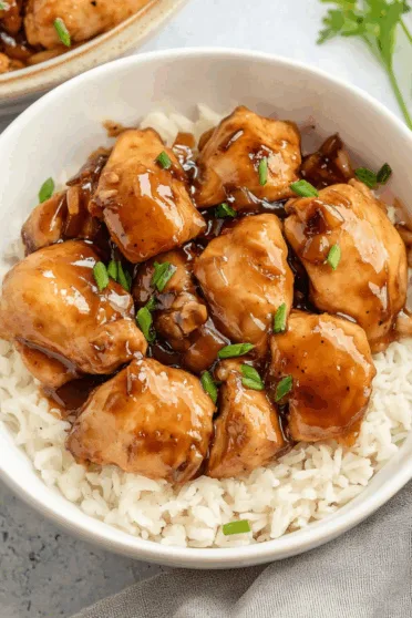 Instant Pot Bourbon Chicken
