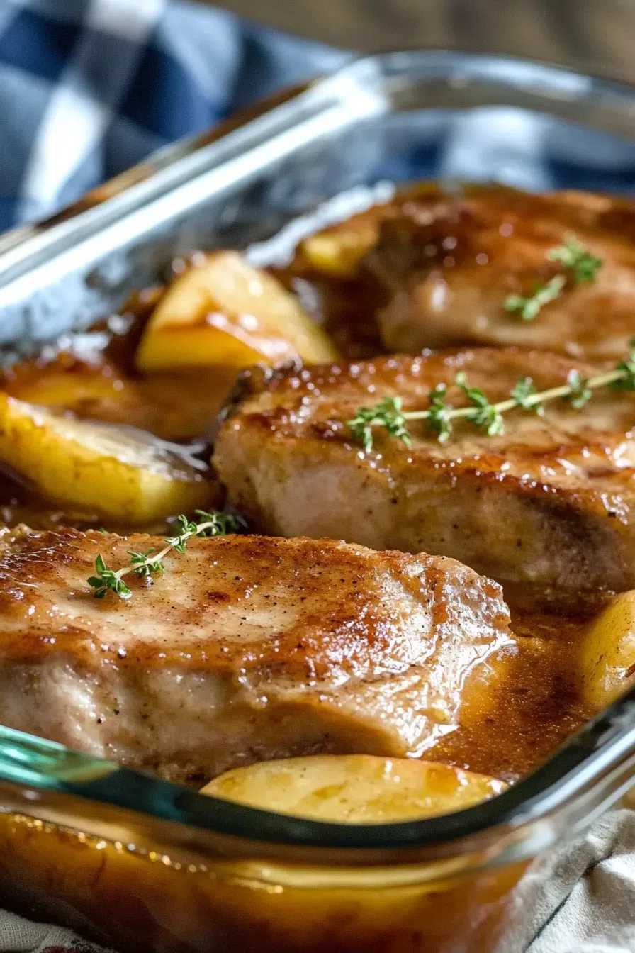 Top-down view of a comforting home-style bake in a casserole dish.