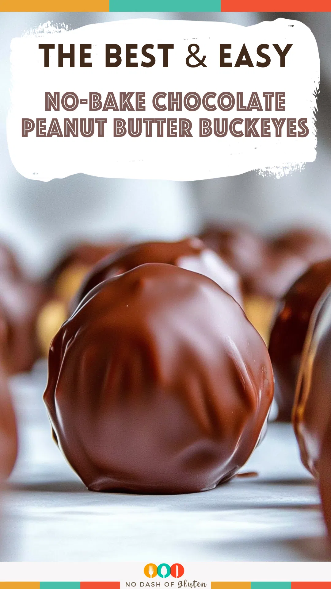 No-Bake Chocolate Peanut Butter Buckeyes