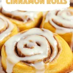 No Yeast Cinnamon Rolls