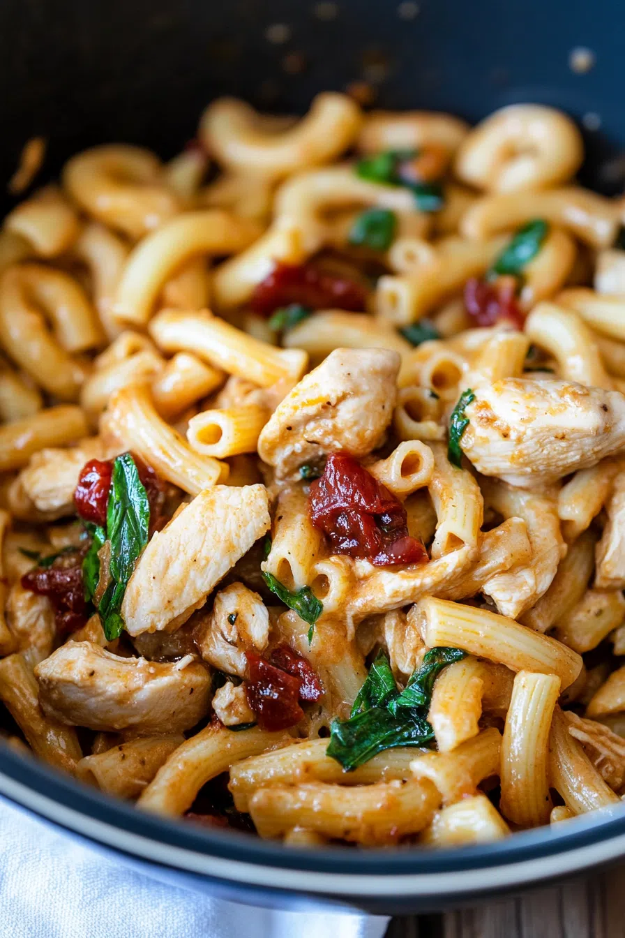 Comfort food served in a single pan with a silky tomato-based sauce.