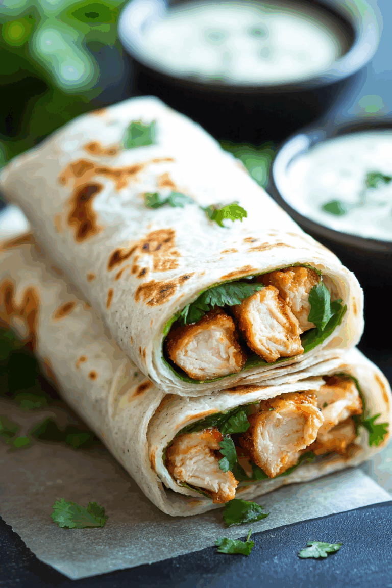 Ranch Chicken Wraps