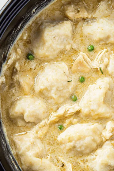 Slow Cooker Chicken and Dumplings
