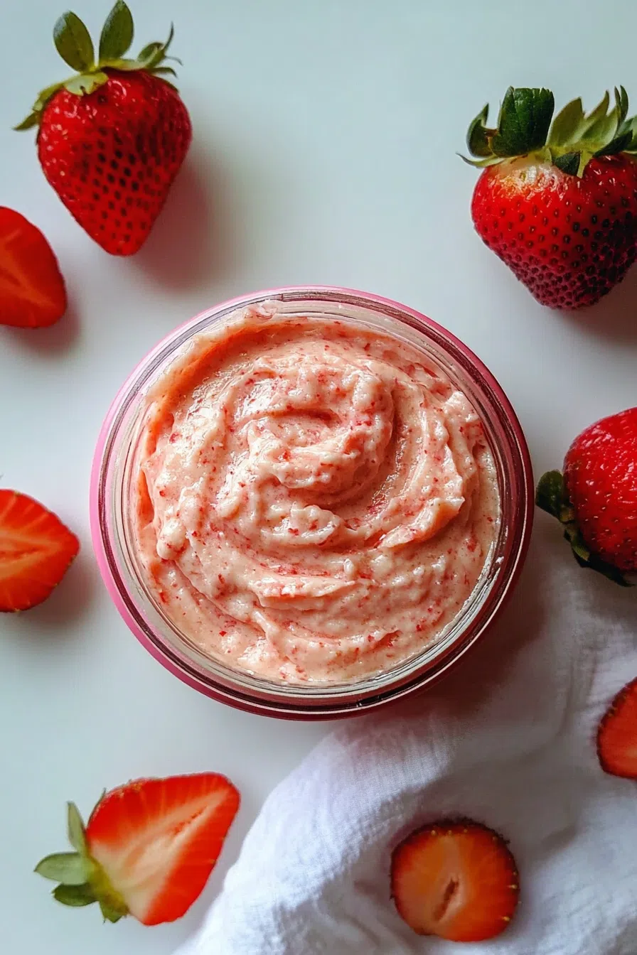 Elegant brunch setup featuring a pale pink condiment in a ramekin.