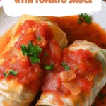 Stuffed Cabbage Rolls with Tomato Sauce