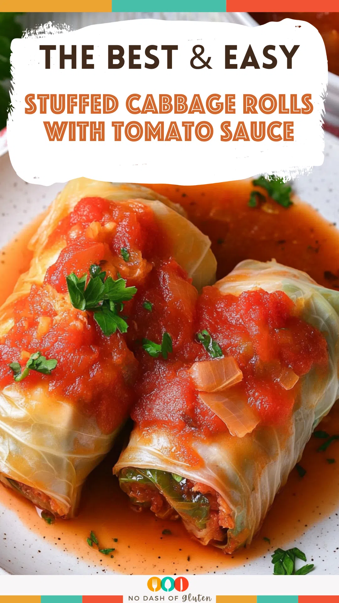 Stuffed Cabbage Rolls with Tomato Sauce