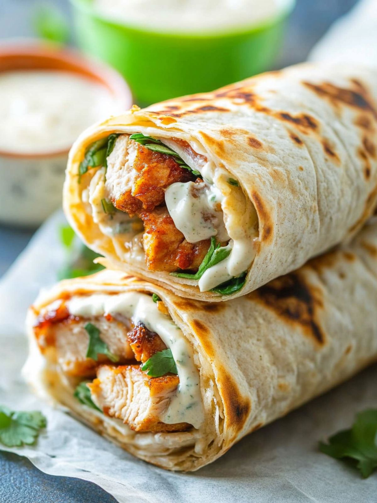Ranch Chicken Wraps