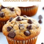 Banana Espresso Chocolate Chip Muffins