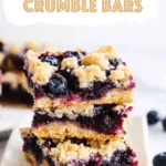 Blueberry Crumble Bars