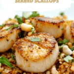 Mixed Grain Pilaf with Seared Scallops