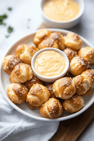 Pretzel Bites with Cheese