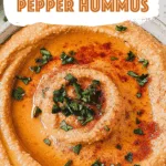 Roasted Red Pepper Hummus