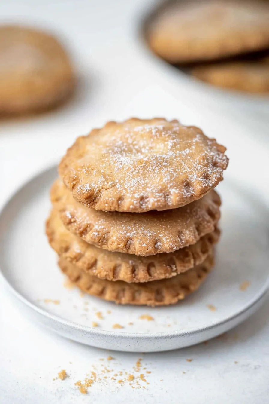 Plate of bite-sized pastry treats arranged for serving.