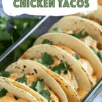 Creamy Cheesy Chicken Tacos