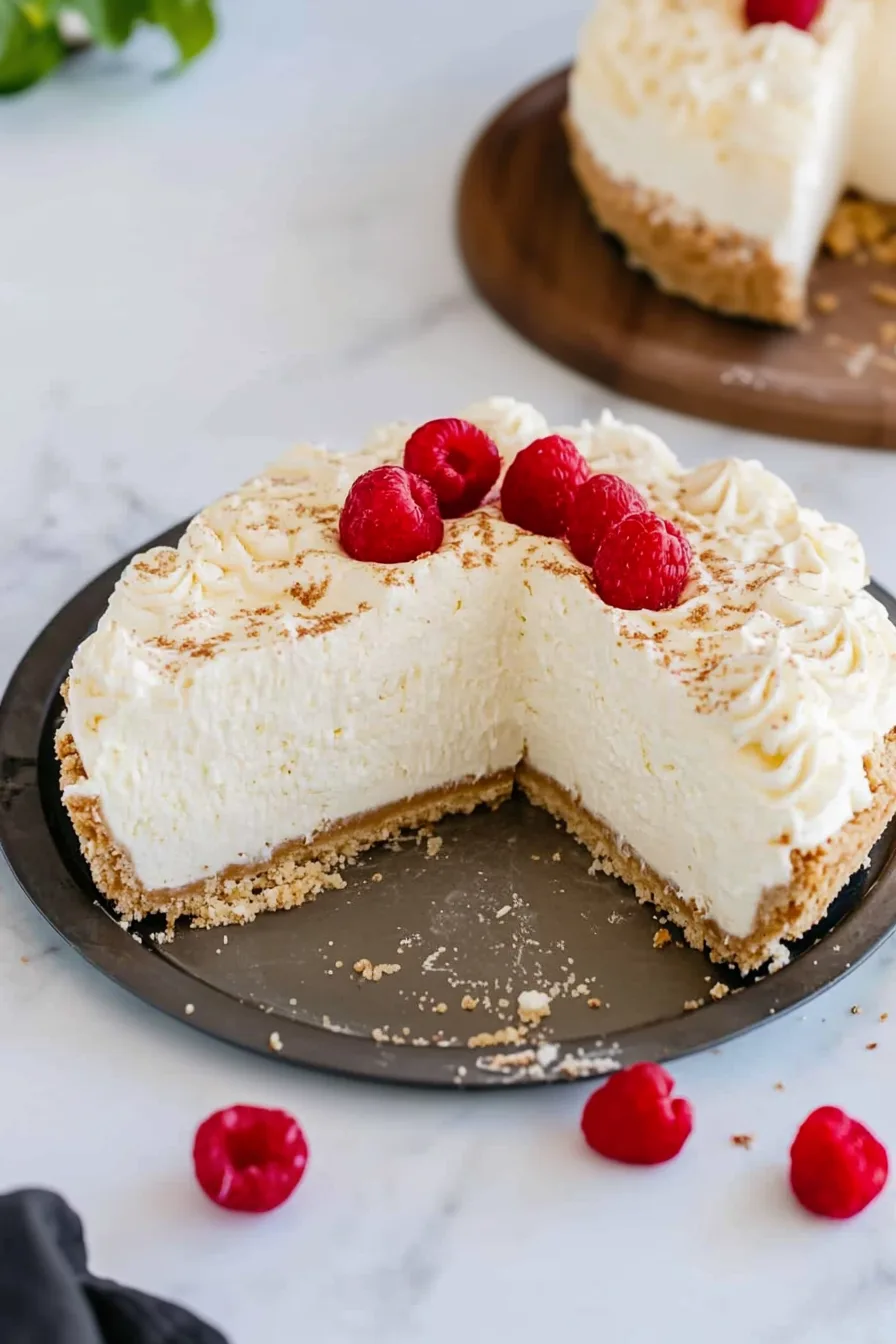 Chilled treat with a smooth texture and vibrant topping