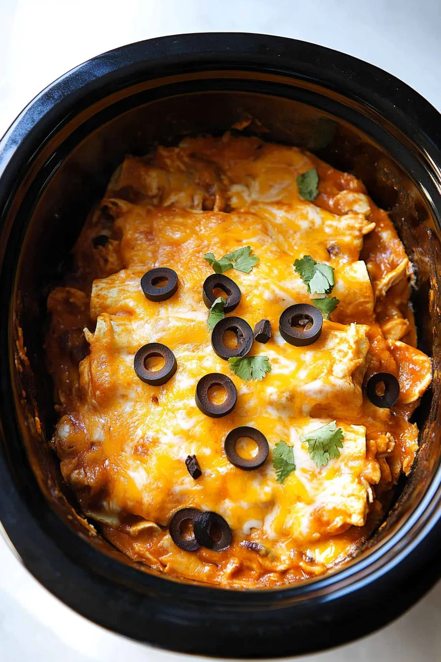 Baked casserole in a dish with golden melted cheese on top