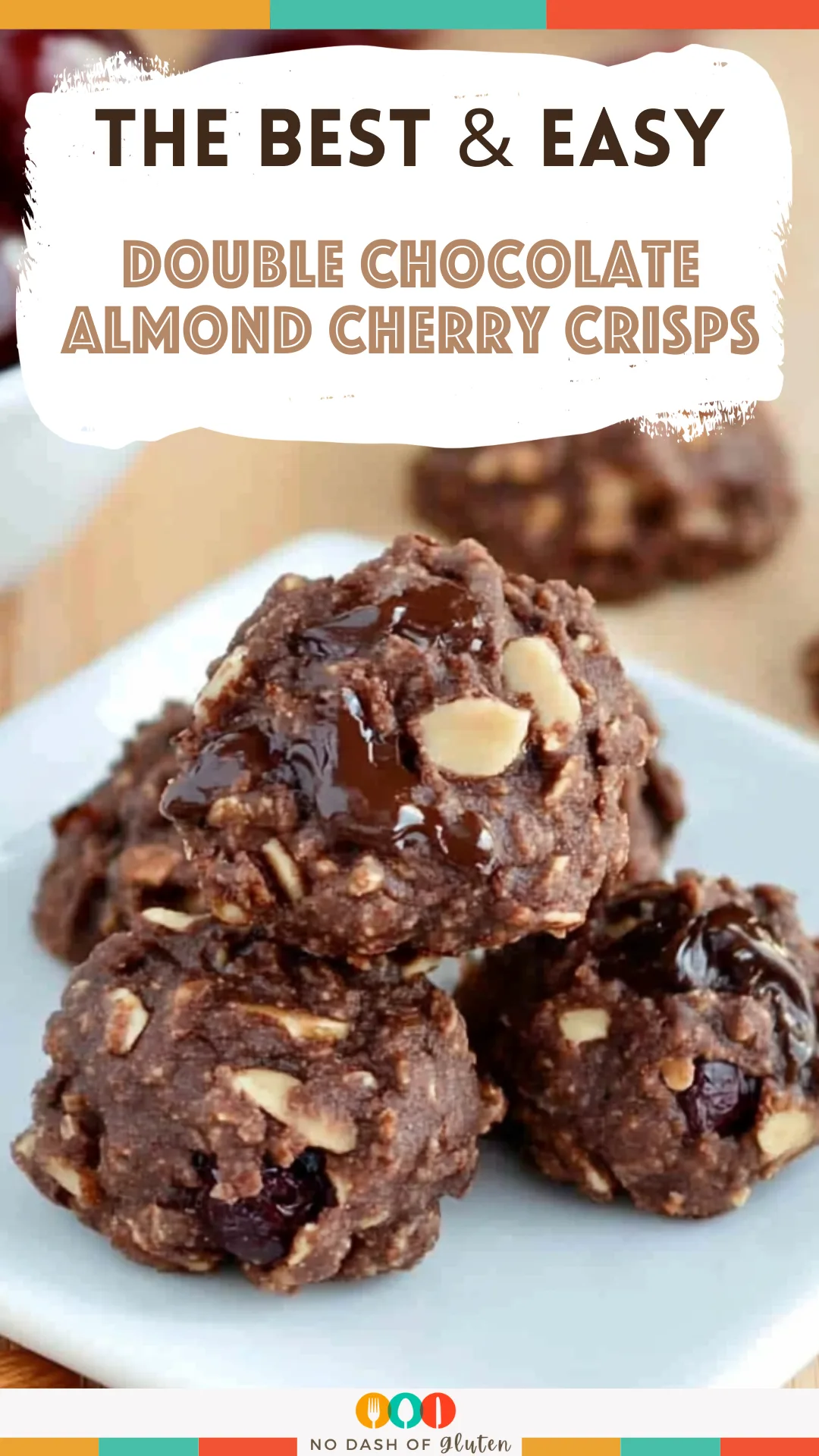 Double Chocolate Almond Cherry Crisps