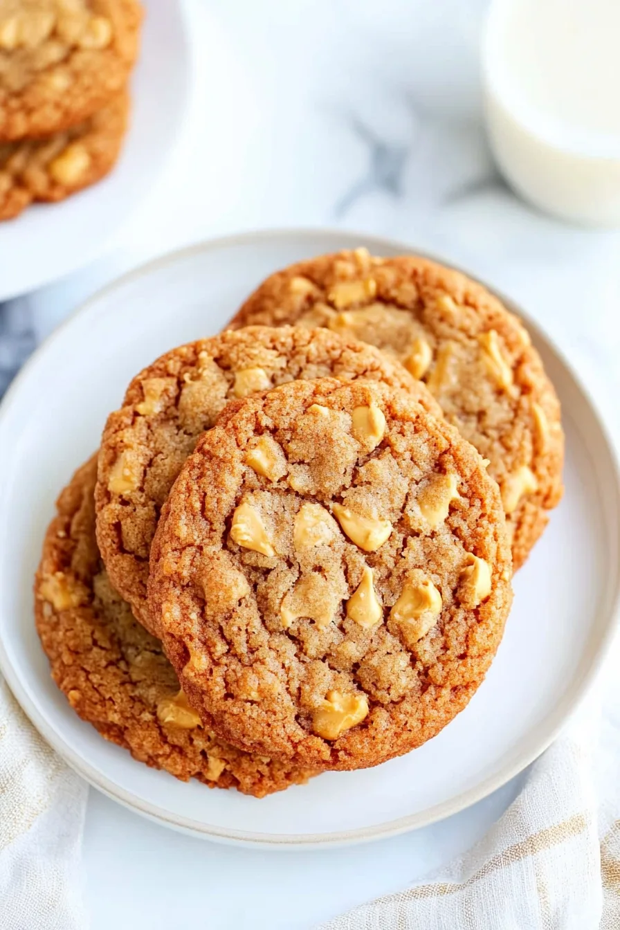 Close-up of crisscross-patterned cookies on a white plate.