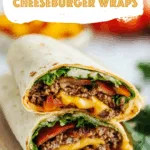 Grilled Cheeseburger Wraps