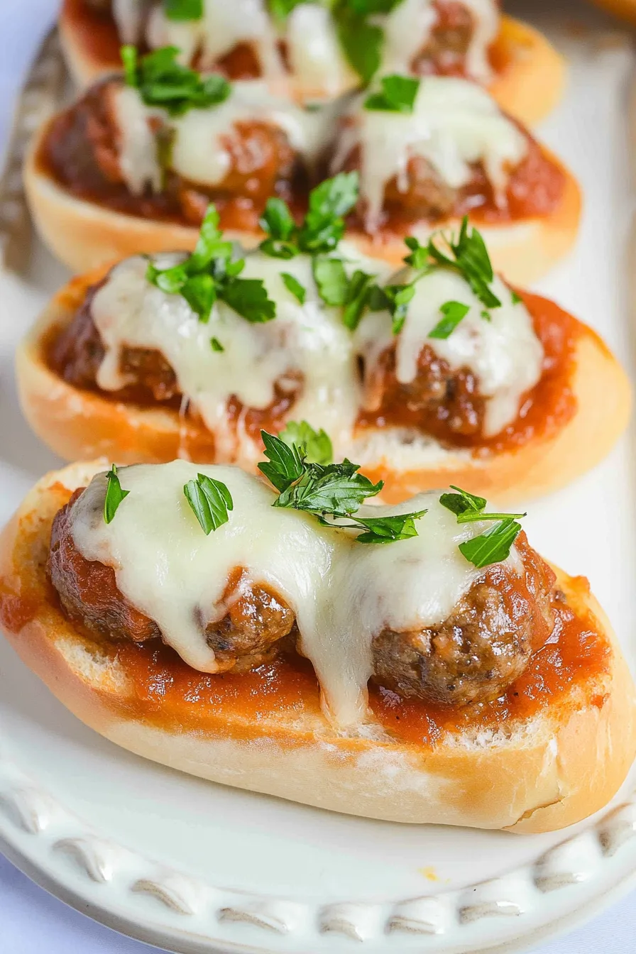 Plated party snacks garnished with fresh herbs.