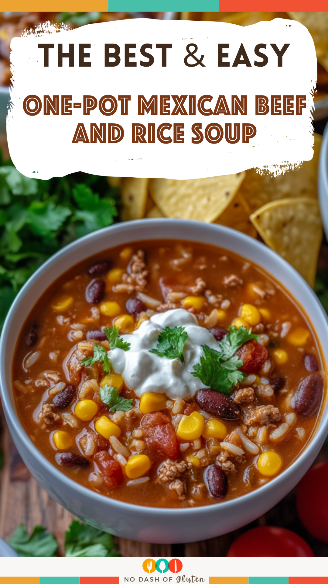 One-Pot Mexican Beef and Rice Soup