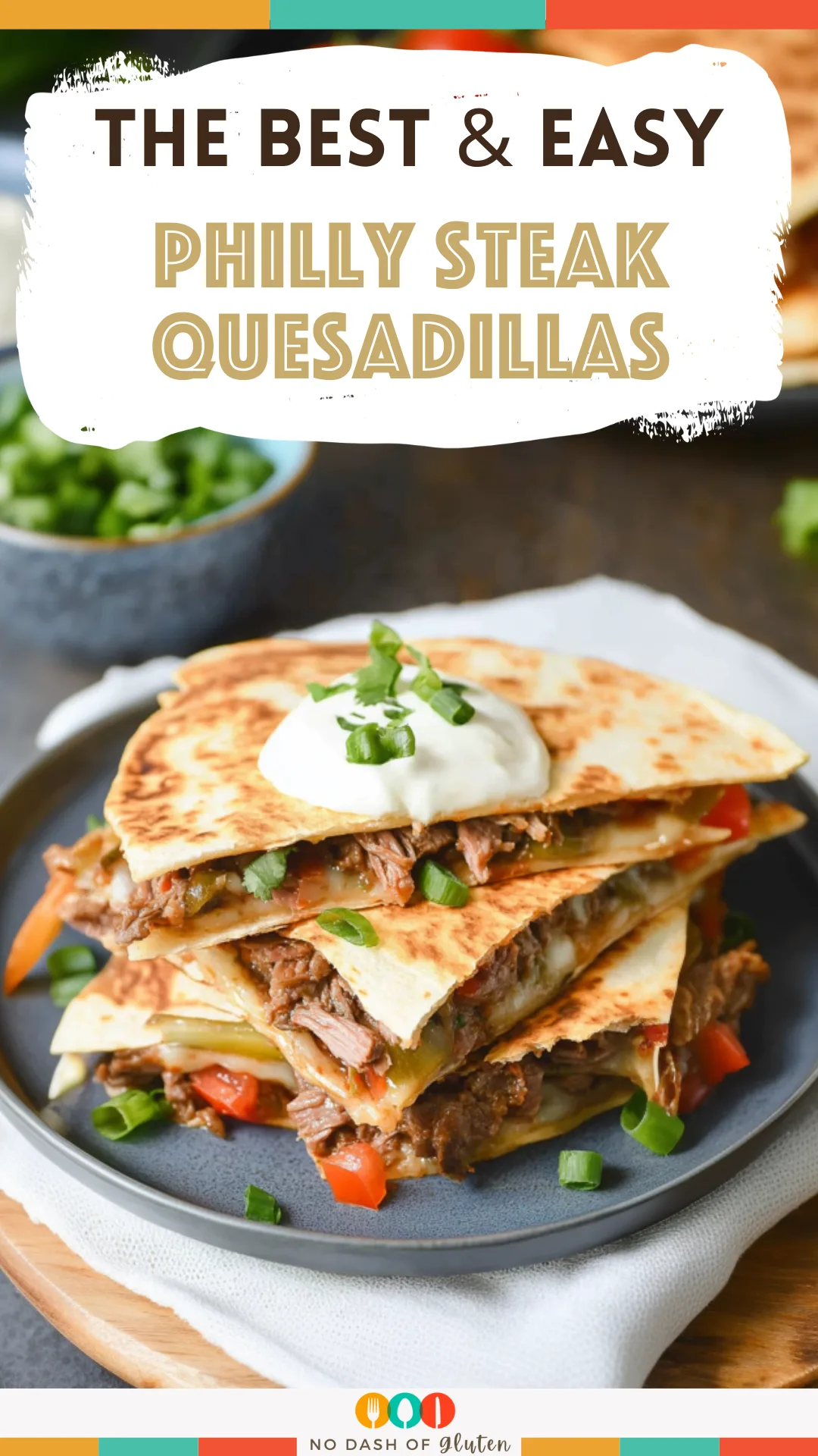 Philly Steak Quesadillas