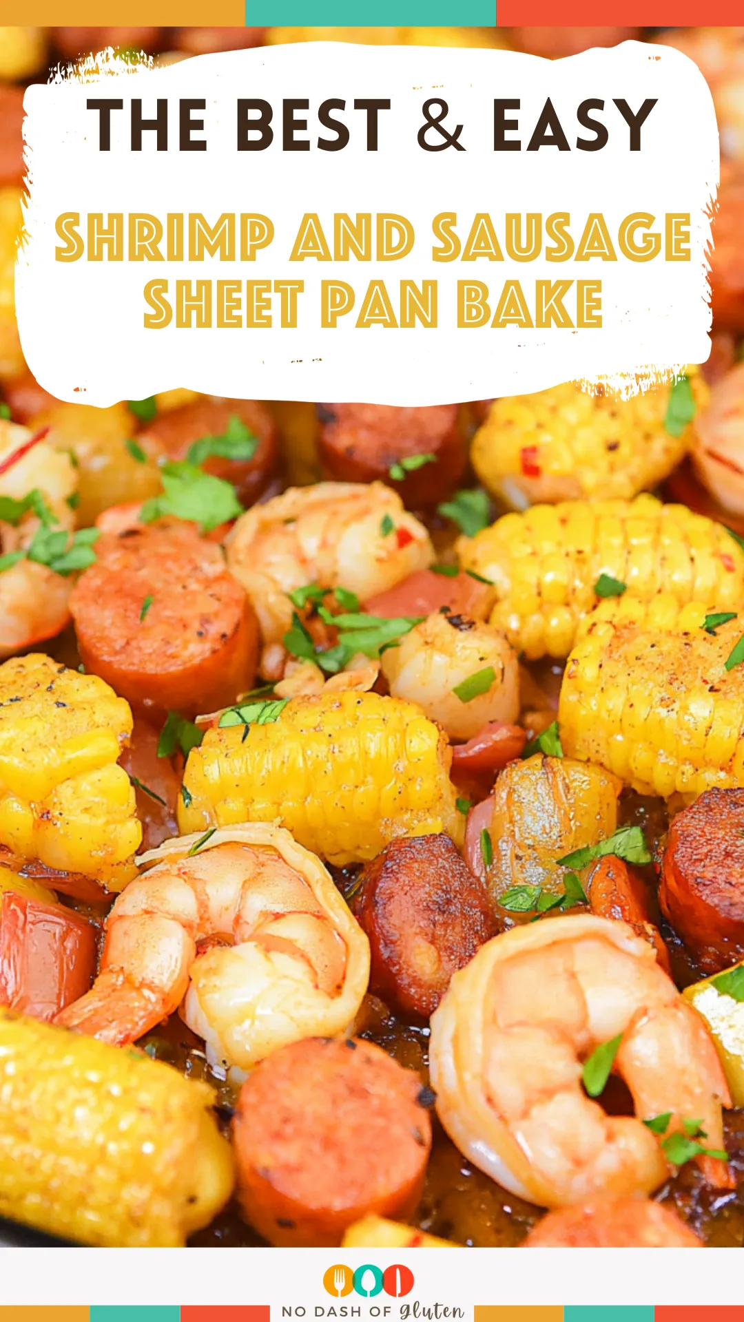 Shrimp and Sausage Sheet Pan Bake