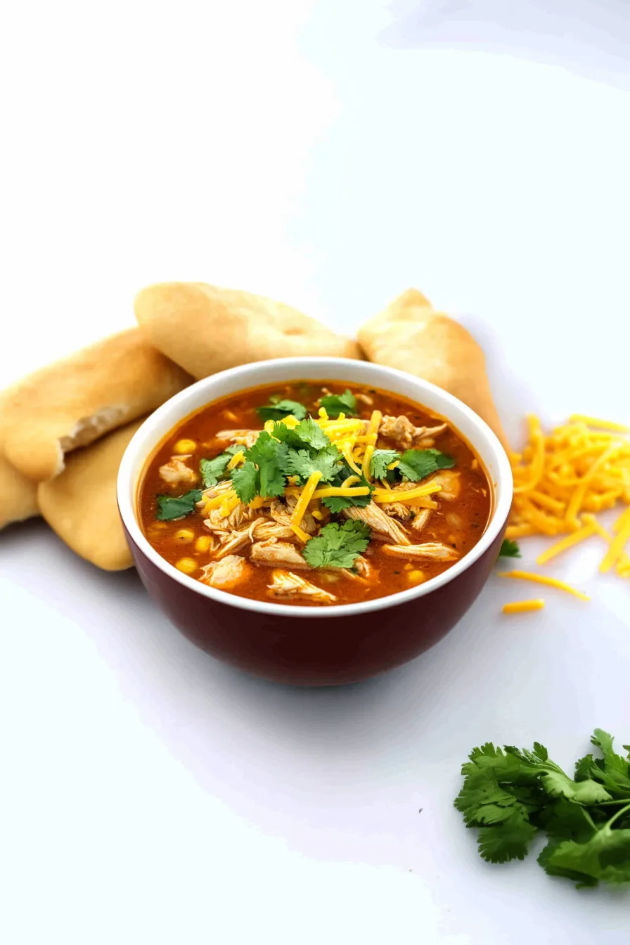 Top-down view of a vibrant, hearty dish with visible chili oil and herbs
