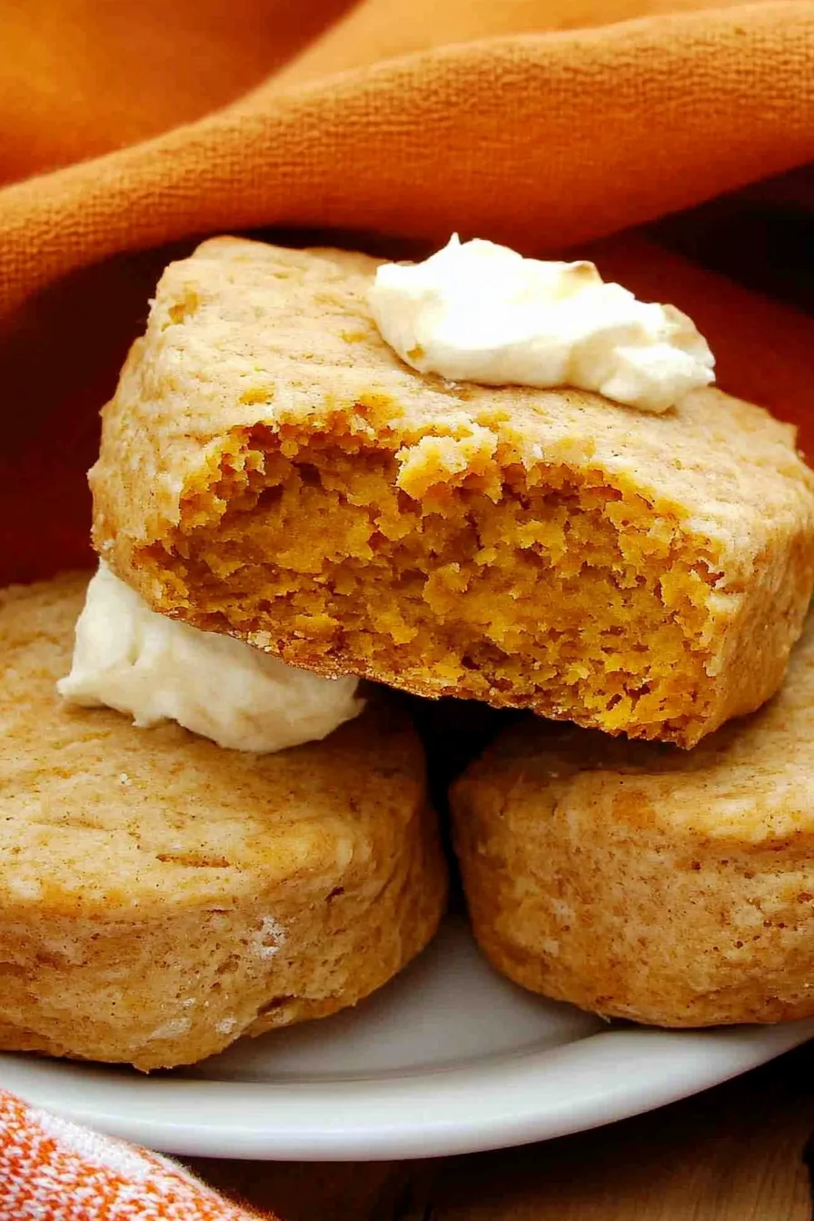 Buttery pastries served with a dollop of whipped topping on the side