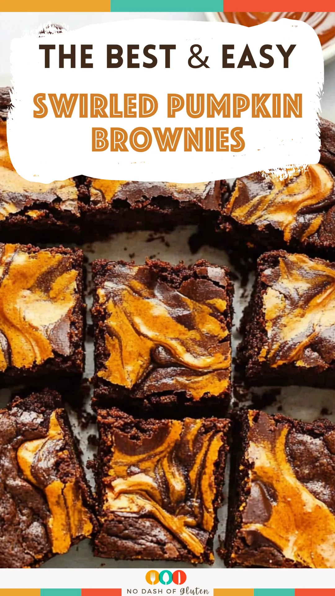 Swirled Pumpkin Brownies