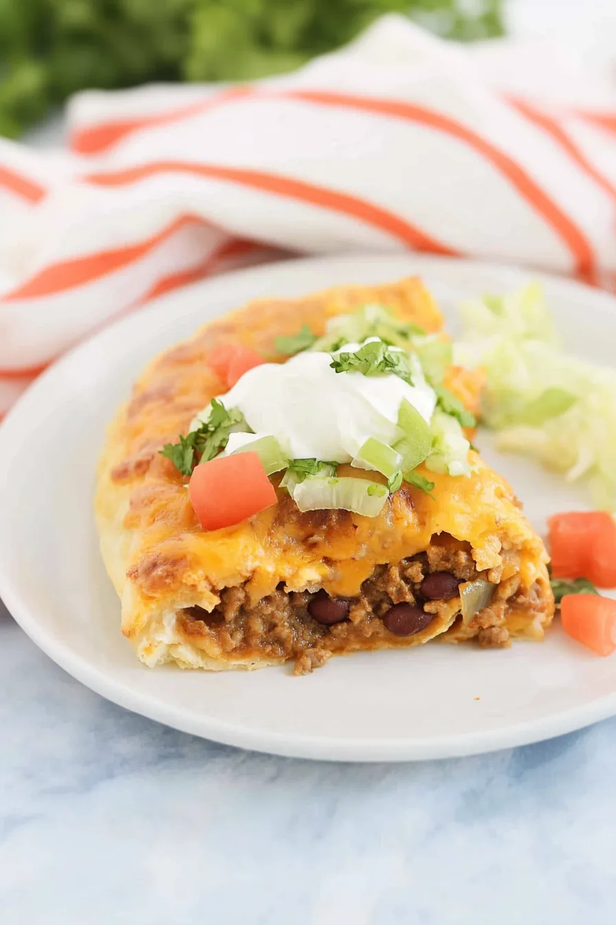 Cheesy baked casserole with crisp edges