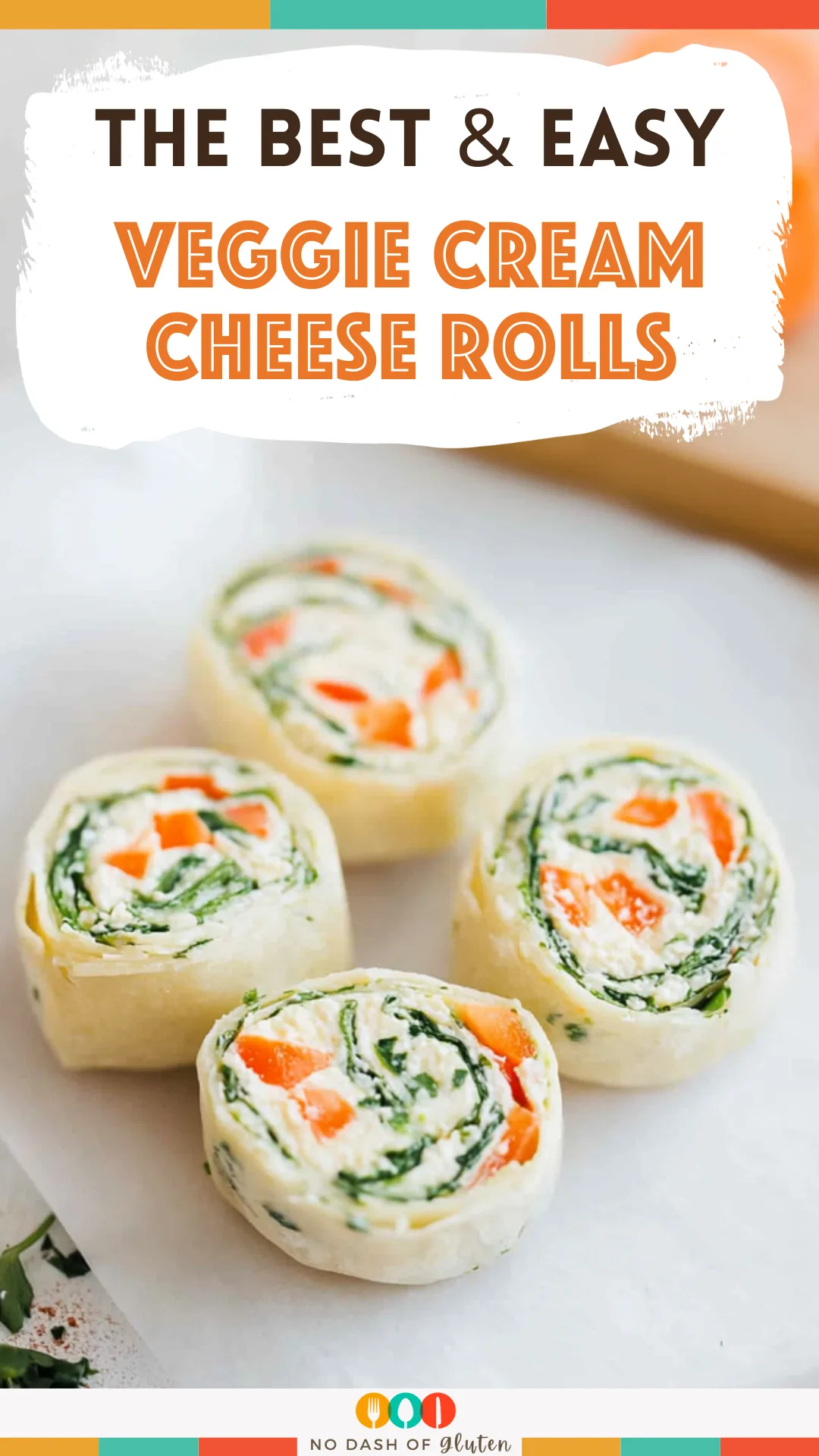 Veggie Cream Cheese Rolls