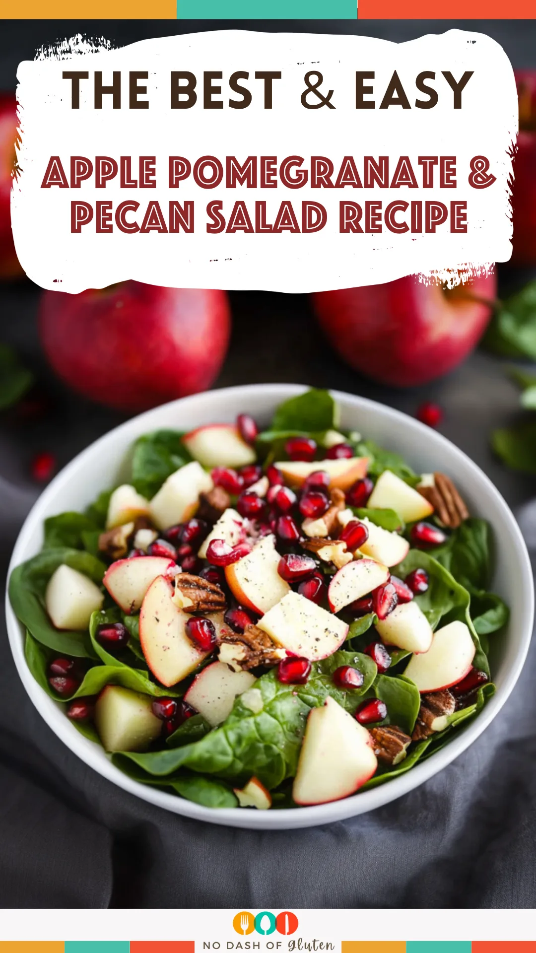 Apple Pomegranate & Pecan Salad Recipe