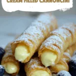 Buttery Crisp Italian Cream filled Cannoncini