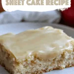 Caramel Apple Sheet Cake Recipe