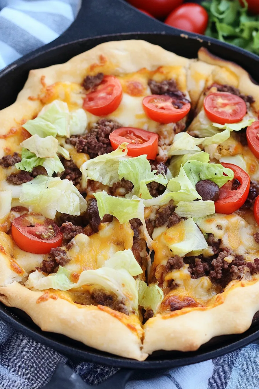 Slices of savory pizza arranged on a serving board, ready to eat.