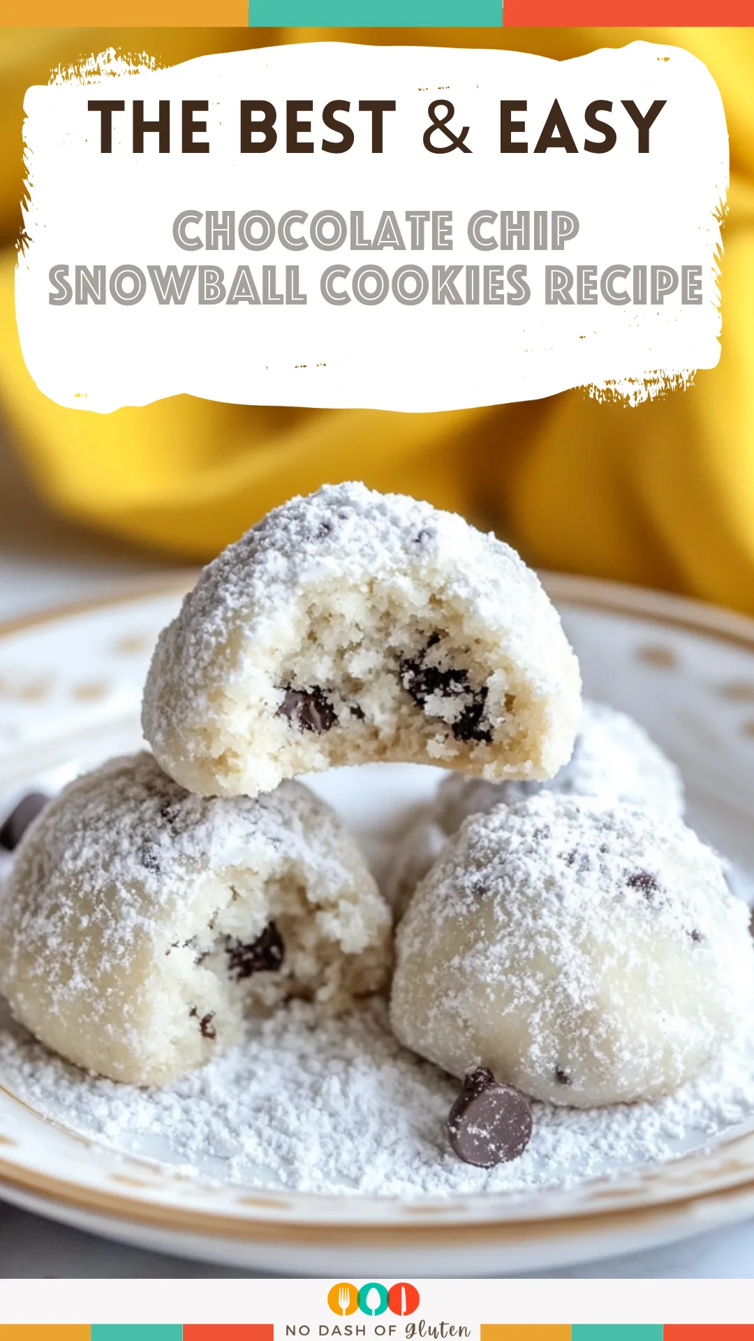 Chocolate Chip Snowball Cookies Recipe