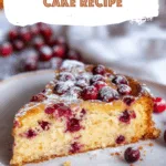 Cranberry Olive Oil Cake Recipe
