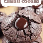 Dark Mocha Crinkle Cookies