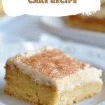 Eggnog Texas Sheet Cake Recipe
