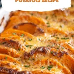 Garlic Scalloped Sweet Potatoes Recipe