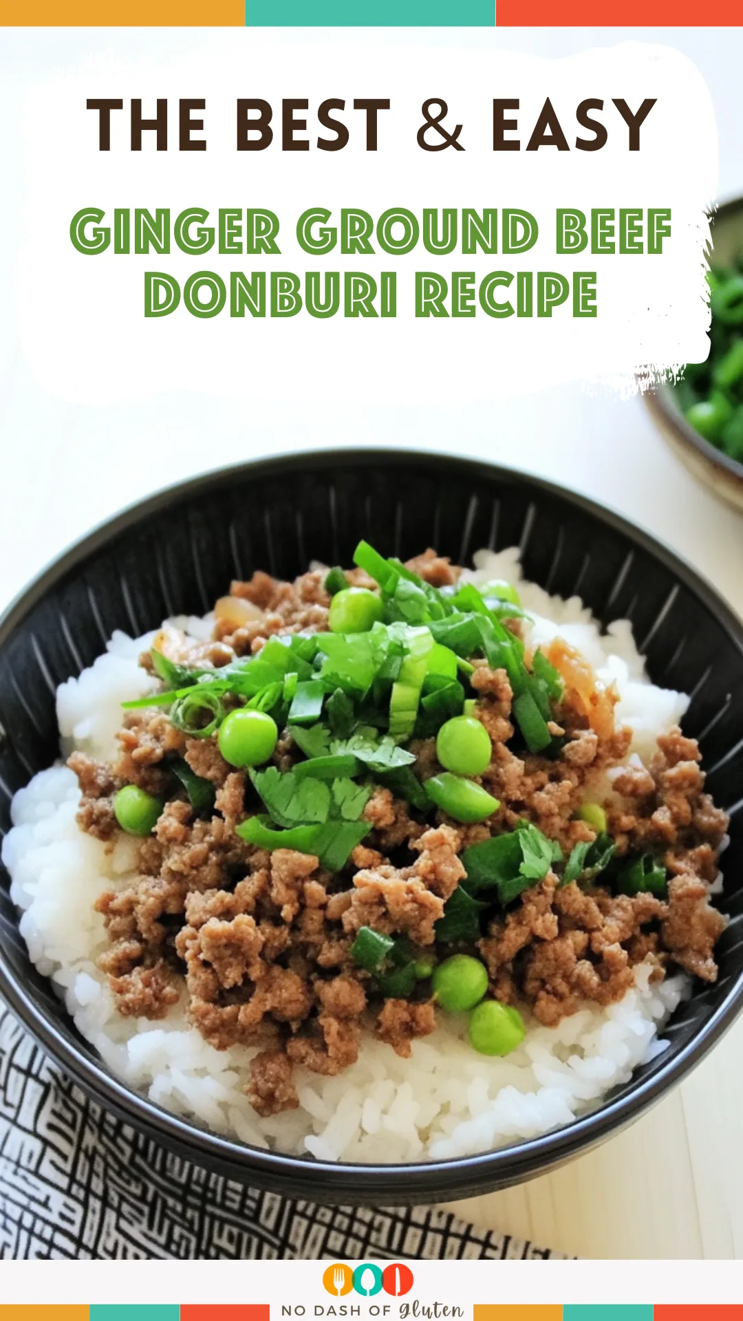 Ginger Ground Beef Donburi Recipe