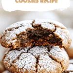 Gingerbread Crinkle Cookies Recipe