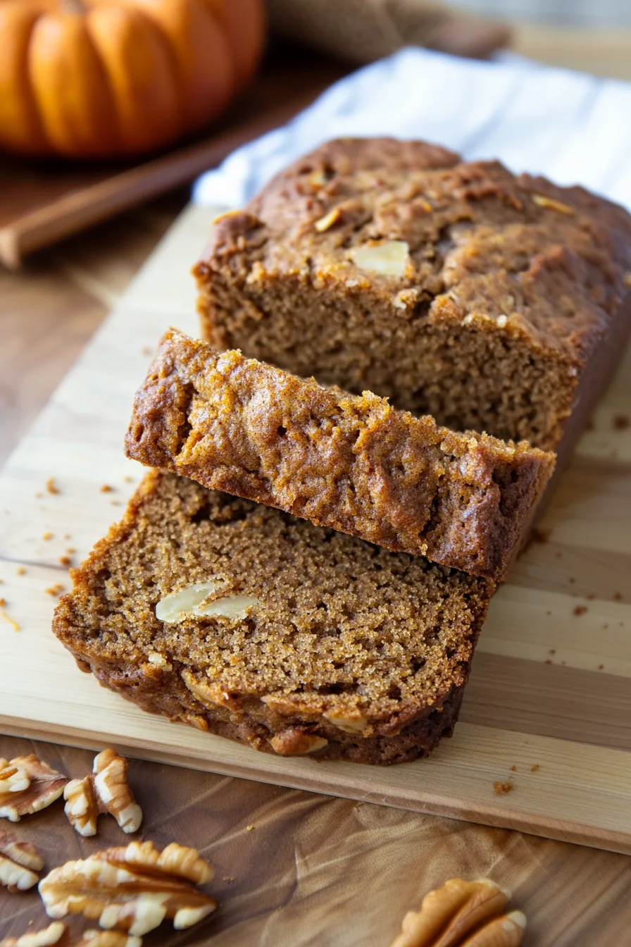 Sliced harvest bread showing its moist, fluffy texture.