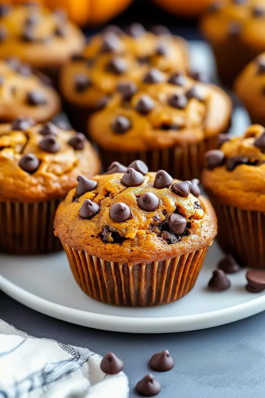 Freshly baked muffins arranged on a rustic plate