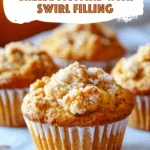 Pumpkin Cream Cheese Muffins with Swirl Filling