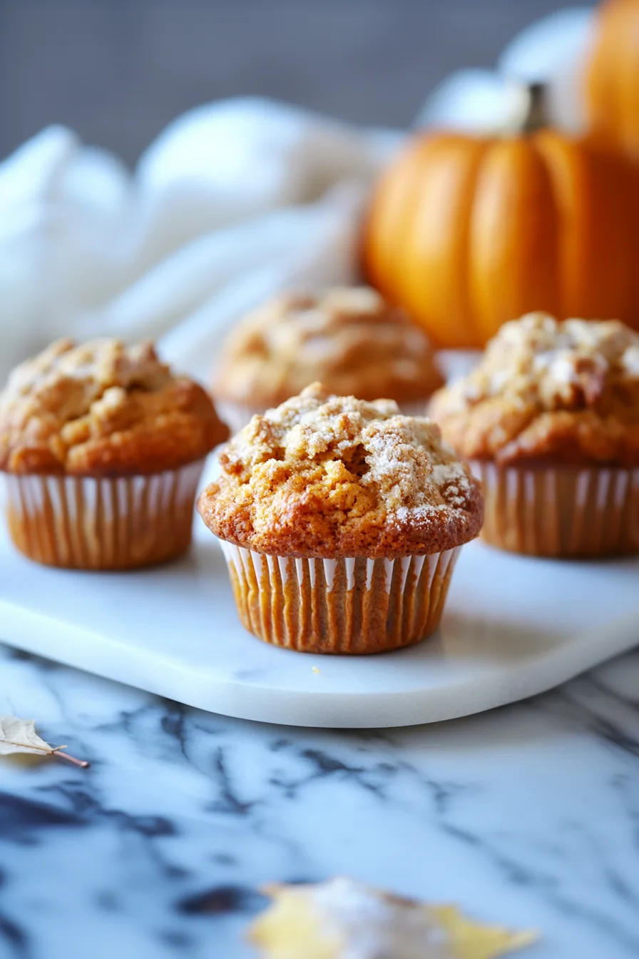 Batch of warm muffins arranged neatly on a plate